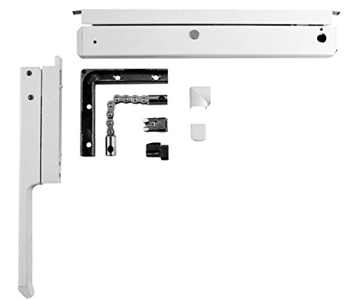 SN-TEC GU Oberlicht Fenster Grundkarton Set Ventus F200 mit Handhebel weiß K-15011-00-0-7 von SN-TEC