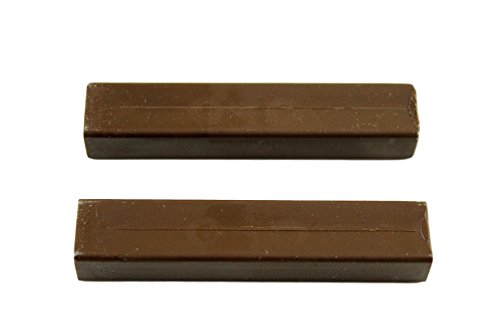 SN-TEC Hartwachs Nußbaum mittel P35 (2 Stangen) von SN-TEC