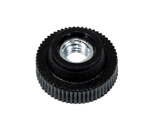 SN-TEC Rändelmutter/Rundmutter aus Kunststoff mit Stahlgewinde - M6 (10 Stück) von SN-TEC