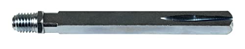 SN-TEC Rollen Wechselstift, Vierkantstift für einseitige Befestigung, mit Gewinde M12, Stärke 8, 9 oder 10mm, Länge: 90 bis 160mm (9 x 100mm) von SN-TEC