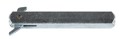 SN-TEC Scheren Wechselstift, Vierkantstift für einseitige Befestigung, mit Scherenbefestigung, Stärke 8 oder 10mm, Länge: 65 oder 80mm (10 x 65mm) von SN-TEC