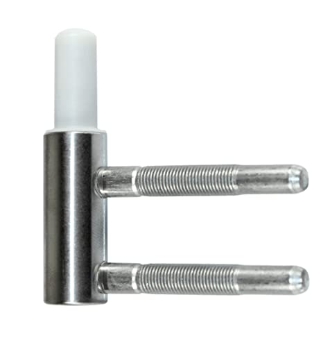 SN-TEC Türband Rahmenteil Edelstahl matt V 3400 WF mit Gleitlager, Rolle 15mm, Dorn 10mm (2 Stück) von SN-TEC