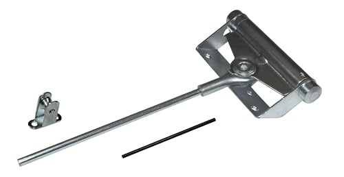 SN-TEC Türschließer Feder, Stangentürschließer Schließkraft 25kg / 40kg / 60kg / 80kg Türfeder Stahl verzinkt incl. Spannstift und Rolle aus Metall (40kg Schließkraft) von SN-TEC