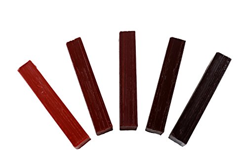 SN-TEC Weichwachs Sortiment für Mahagoni und Palisander (Set mit 5 Stangen) von SN-TEC
