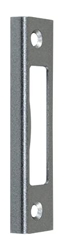 SN-TEC Winkelschließblech S400 Links/Rechts verwendbar 90x20x8mm geeignet z.B für BKS Schlösser der Serie 1307 (Stahl nickel silber) von SN-TEC