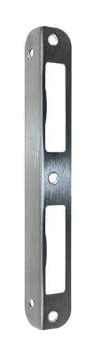 SN-TEC Zimmertür Winkelschließblech S401 Links/Rechts verwendbar 170x20x20x1,5mm geeignet z.B für BKS Schlösser 0215, 0415, 0515 (Edelstahl Matt) von SN-TEC