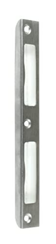SN-TEC Zimmertür Winkelschließblech mit Unterbau S411 Links/Rechts verwendbar 170x20x8x1,5mm geeignet z.B für BKS Schlösser 0215, 0415, 0515 (Edelstahl Matt) von SN-TEC