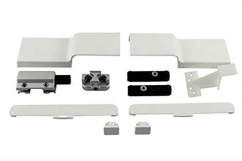SN-TEC Zubehör Set für GU Schiebetüren weiss, geeignet für 150kg Variante, incl. Anschlagpuffer 31496 und Stopper/Steuerteil 43225 von SN-TEC