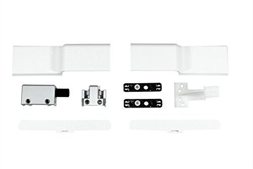 SN-TEC Zubehör Set für GU Schiebetüren weiss, geeignet für 200kg Variante, Anschlagpuffer 30848 und Stopper 43224 von SN-TEC