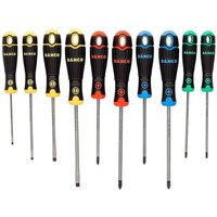 Set mit 10 BahcoFit Schraubendreher bahco B219.010RB von SNA