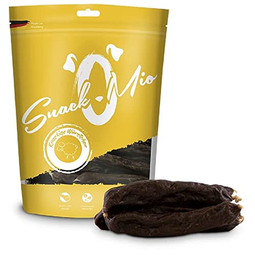 SnackOMio – Premium Hundesnack – knackige Würstchen vom Lamm, getreidefrei, 1er Pack (1 x 175g) von SNACKOMIO