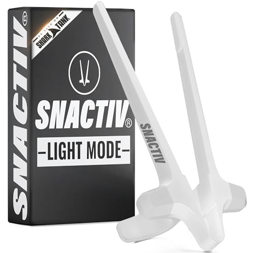 SNACTIV - Lichtmodus - Das offizielle Snack-Tool der Zukunft, wie auf Shark Tank gesehen, Weiß, Einheitsgröße von SNACTIV
