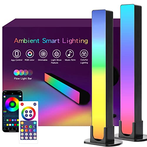 SNADER LED Lightbar, TV Hintergrundbeleuchtung, Gaming Lampe funktioniert RGB Ambient Smart Sync mit Musik und APP Control Steuerung für Gaming, Deko, PC, TV, Raumdekoration von SNADER