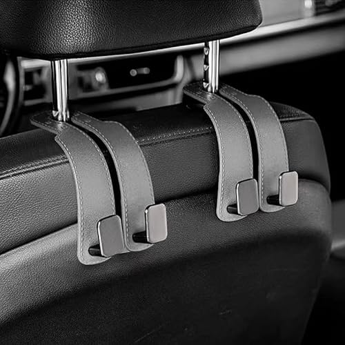 SNAHLPER 2 Stücke Autositz Doppelhaken für VW Polo 6R 6N 6N2 6C 9N 9N3 Rline, Auto Kopfstützen Haken, Multifunktionale Lagerung Hake, zum Aufhängen von Taschen,Grey SNAHLPER 2 Stücke Autositz Doppelhaken für VW Polo 6R 6N 6N2 6C 9N 9N3 Rline, Auto Kopfstützen Haken, Multifunktionale Lagerung Hake, zum Aufhängen von Taschen,Grey von SNAHLPER