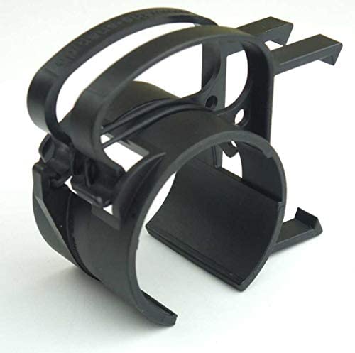 10 x THE SNAP Traversenklammer Schwarz mit Steckdosenhalter incl. Gummiring (10x SNAP Schwarz + 10x O-Ring) von SNAP