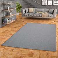 Snapstyle - Feinschlinge Schlingenteppich Velours Teppich Modern Einfarbig - 80x200 cm, Anthrazit von SNAPSTYLE