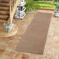 Snapstyle - Hochflor Velours Läufer Teppich Mona Natur - 100x100 cm von SNAPSTYLE