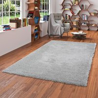 Luxus Hochflor Shaggy Teppich Dream Grau - 200x250 cm von SNAPSTYLE