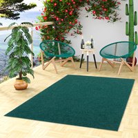 Snapstyle - Kunstrasen Rasenteppich mit Noppen Kingston Petrol - 400x100 cm von SNAPSTYLE