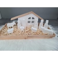 Weihnachtskrippe Aus Raysin von SNDRBasteln