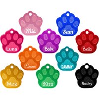 Hundemarke "Pfote" Mit Beidseitiger Gravur Hundemarke "Pfote" Mit Beidseitiger Gravur von SNEGde