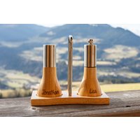 Tischmenage | Salzstreuer+Pfeffermühle Mit Gravur Tischmenage | Salzstreuer+Pfeffermühle Mit Gravur von SNEGde