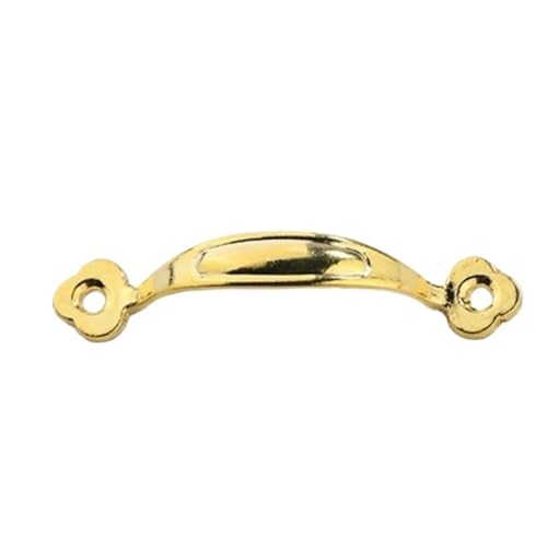 10 Pcs Antike Tür Griffe Bronze Schublade Zieht Kleiderschrank Schmuck Box Möbel Für Küchenschränke, Türgriffe(79mm-Gold) von SNGUOQ