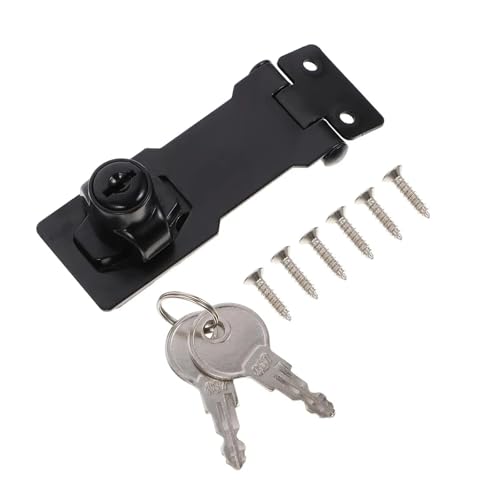 2 Pcs Hasp Lock Schrank Schlüssel Latch Bolzen mit Keyed Fastener Schlösser Riegel Tür Für Cupboard, Schranktüren von SNGUOQ