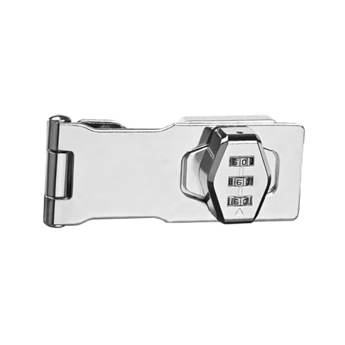 2 Stück Mechanisches Passwortschloss, Haushalts-Passwortschloss, Dreh-Haspenschlösser, schlüssellos, for Garten, Innenbereich, Briefkasten, Badezimmer, Haustiertüren Für Cupboard, Schranktüren(Silver) 2 Stück Mechanisches Passwortschloss, Haushalts-Passwortschloss, Dreh-Haspenschlösser, schlüssellos, for Garten, Innenbereich, Briefkasten, Badezimmer, Haustiertüren Für Cupboard, Schranktüren(Silver) von SNGUOQ