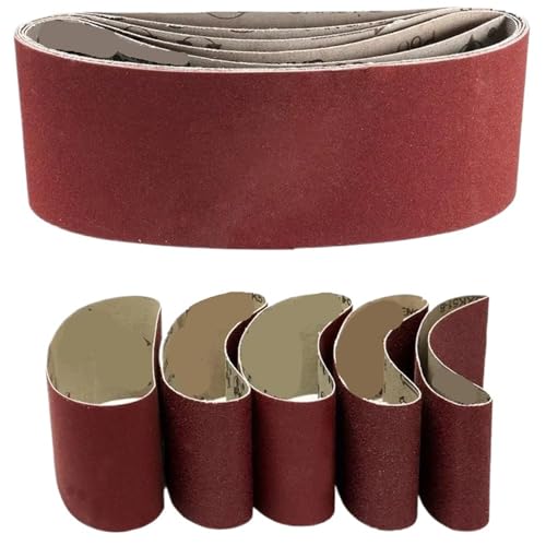 20 Stück Schleifbänder 75x457 mm gemischte Körnung 60 80 120 240 Elektrowerkzeugschleifer for Schleifen und Polieren von Leder, Metall Holz Für Zum Schleifen, Feilen 20 Stück Schleifbänder 75x457 mm gemischte Körnung 60 80 120 240 Elektrowerkzeugschleifer for Schleifen und Polieren von Leder, Metall Holz Für Zum Schleifen, Feilen von SNGUOQ