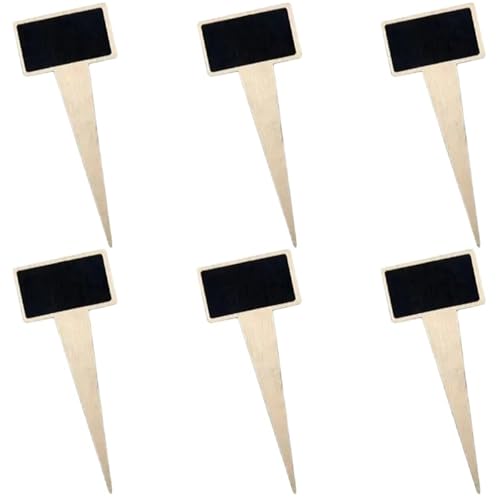 30/60Pcs Label Tags Garten Stake Zeichen Holz Topf Rasen Marker Etiketten Wiederverwendbare Tag Name Blume Preis Identifizieren Für Topfpflanzen,Kräuter(11.5x4.5cm 30pcs) von SNGUOQ