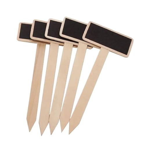 40Pcs Anlage Holz Label Blume Kraut Topf Tafel Etiketten Decor Gartenarbeit for Garten Hof Für Topfpflanzen,Kräuter von SNGUOQ