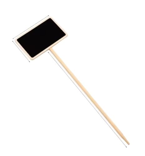 40Pcs Mini Holz Tafel Anlage Marker Zeichen Garten Blumen Und Pflanzen Tags Für Topfpflanzen,Kräuter(7.5x245cm 40pcs) von SNGUOQ