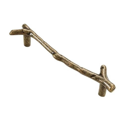 SNGUOQ 4 Pcs Küche Schrank Lagerung Griff Antike Tür Kommoden Kleiderschrank Möbel Griffe Für Küchenschränke, Türgriffe(Brown-128mm) von SNGUOQ