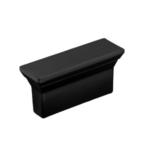 SNGUOQ 4 Stück Moderne Möbelgriffe for Schränke, Kommoden, Schranktürgriffe, Schrankschubladenknöpfe Für Küchenschränke, Türgriffe(Black 32mm) von SNGUOQ