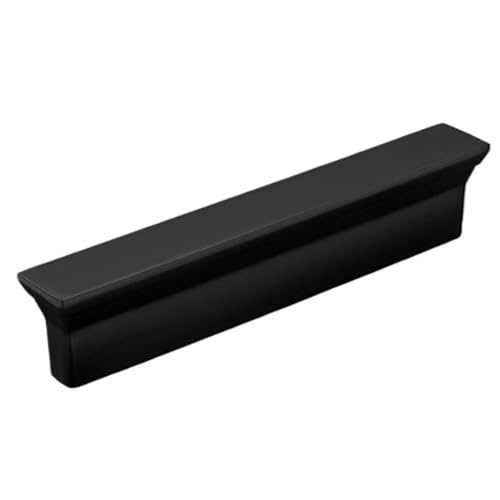 SNGUOQ 4 Stück Moderne Möbelgriffe for Schränke, Kommoden, Schranktürgriffe, Schrankschubladenknöpfe Für Küchenschränke, Türgriffe(Black 96mm) von SNGUOQ