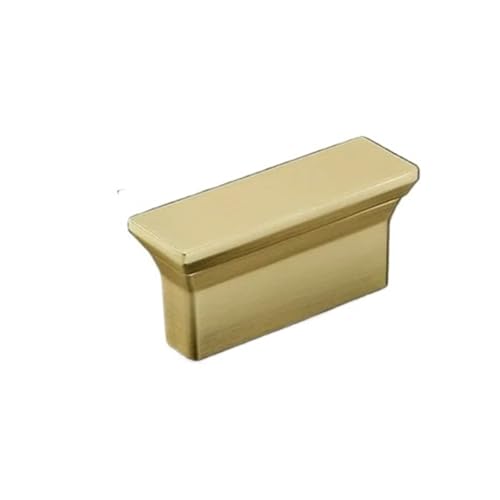 SNGUOQ 4 Stück Moderne Möbelgriffe for Schränke, Kommoden, Schranktürgriffe, Schrankschubladenknöpfe Für Küchenschränke, Türgriffe(Brass Gold 32mm) von SNGUOQ