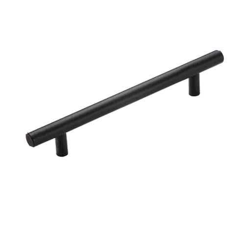 SNGUOQ 4 Stück Schrankgriffe, mattschwarz, Edelstahl, for Küchenschubladen Für Küchenschränke, Türgriffe(Black 160mm) von SNGUOQ