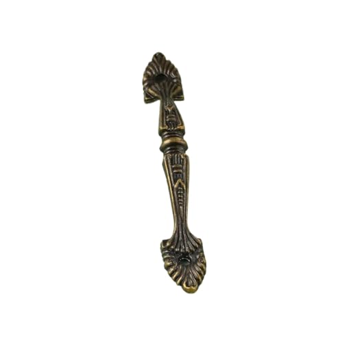 SNGUOQ 6 Pcs Antike Schubladen Schrank Pull Streifen Möbel Griff Tür Für Küchenschränke, Türgriffe(Bronze 9cm) von SNGUOQ