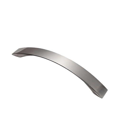 Türgriffe for Küchenschränke, Schrankgriffe, Schubladenknöpfe, Kleiderschranktürgriffe, gebürstetes Silber, Aluminiumlegierung, 4 Stück Für Küchenschränke, Türgriffe(96mm) von SNGUOQ