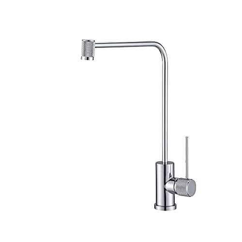 Trinkwasserfilter Tap Küchenspüle Wasserhahn 360 Rotation passt Trinkwasserfiltersysteme umgekehrte Osmose Spülbecken Wasserhahn Taps-Gray-B (Cromo, a) von SNHHNSW