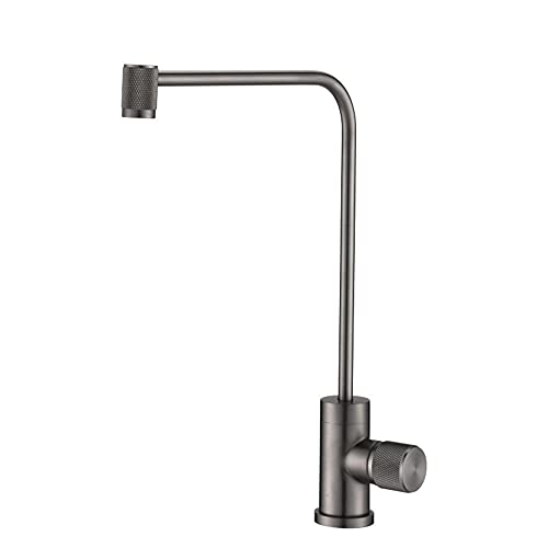 Trinkwasserfilter Tap Küchenspüle Wasserhahn 360 Rotation passt Trinkwasserfiltersysteme umgekehrte Osmose Spülbecken Wasserhahn Taps-Gray-B (Cromo, a) von SNHHNSW