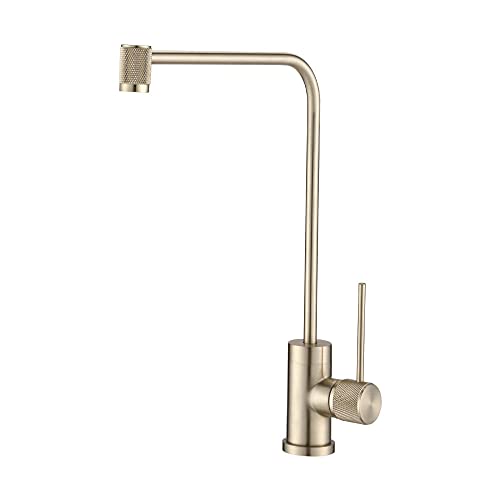 Trinkwasserfilter Tap Küchenspüle Wasserhahn 360 Rotation passt Trinkwasserfiltersysteme umgekehrte Osmose Spülbecken Wasserhahn Taps-Gray-B (Cromo, a) von SNHHNSW