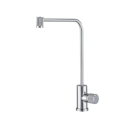Trinkwasserfilter Tap Küchenspüle Wasserhahn 360 Rotation passt Trinkwasserfiltersysteme umgekehrte Osmose Spülbecken Wasserhahn Taps-Gray-B (Cromo, a) von SNHHNSW