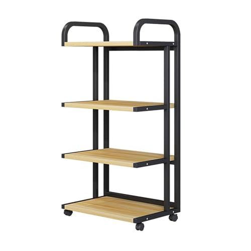 Printer Stand,AV Media Stand with 360° Wheels,Open 4 Layers Audio Tower,for Gaming Recording Room,Single-Layer Load-Bearing 88ibs von SNMIT