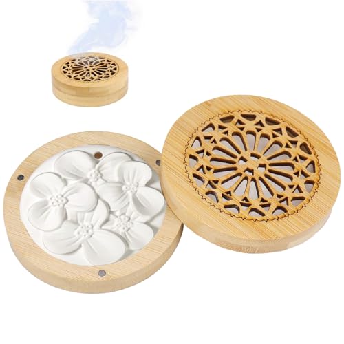 Aroma Diffuser Diffuser Ätherische Öle Aroma Diffuser für Ätherische Öle Ätherische Öle Diffuser für Schlafzimmer Badezimmer Wohnzimmer Büro und Auto-Aromatherapie mit Diffusorbox von SNONESIY