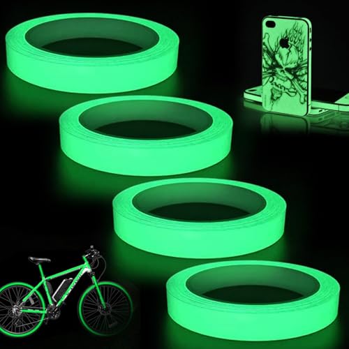 Fluoreszierendes Klebeband 4 Stück Leuchtstreifen Selbstklebend Leuchtband Selbstklebend Neon Klebeband Fluoreszierende Aufkleber 1cm*5m Geeignet für Treppen Wände und Notausgangsschilder Fluoreszierendes Klebeband 4 Stück Leuchtstreifen Selbstklebend Leuchtband Selbstklebend Neon Klebeband Fluoreszierende Aufkleber 1cm*5m Geeignet für Treppen Wände und Notausgangsschilder von SNONESIY