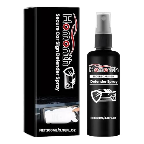Kennzeichen Spray Car Sign Spray Kennzeichen Spray Blitzer Spray Auto Kennzeichen Spray Auto Shield Spray Kennzeichen Klarlack Long Lasting Invisible Reflective Spray For Vehicles, Clear,100ml von SNONESIY