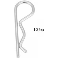 360 mm) Splintstift, 10 Stück, verzinktes Eisen, Typ b, Splintstiftklammern, Federklammern, Haarnadel, verzinkte Haltestifte von SNQ