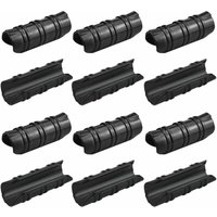 12 Stück Gewächshaus-Clips, 25 mm, Garten-Gewächshaus-Clips, hohe Temperaturbeständigkeit, Gewächshaus-Planenbefestigung, langlebig, einfach zu von SNQ